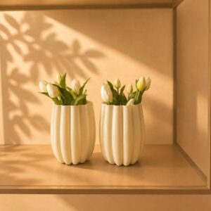 Fidrio Valente vaas white