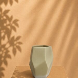 Theelicht Light and living Noble glas mat olijf