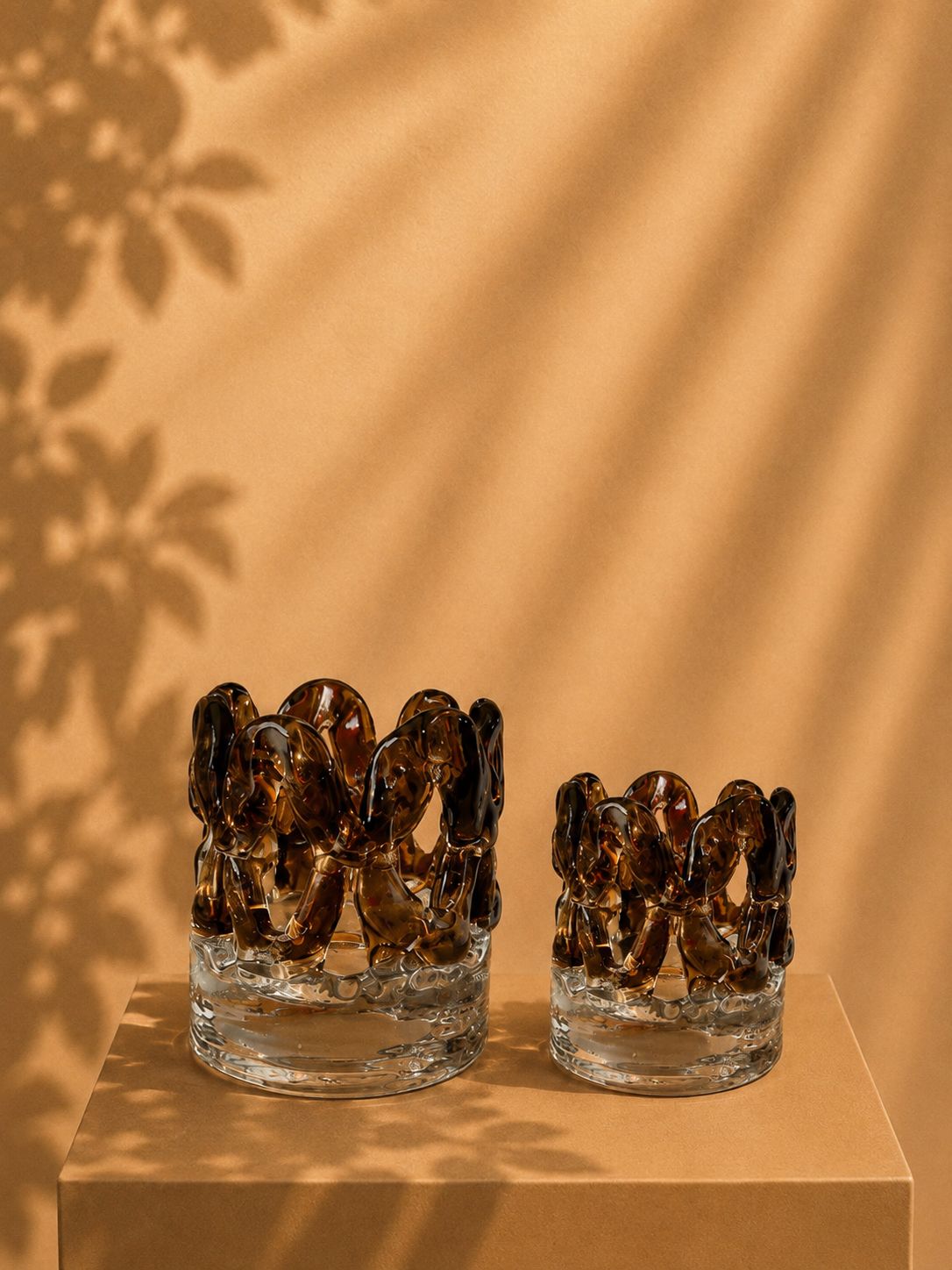 Colmore windlicht Votive bruin